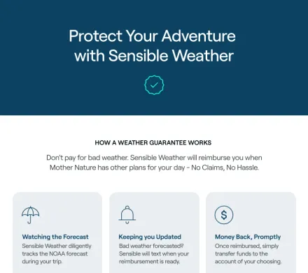 Sensible Weather landing page template